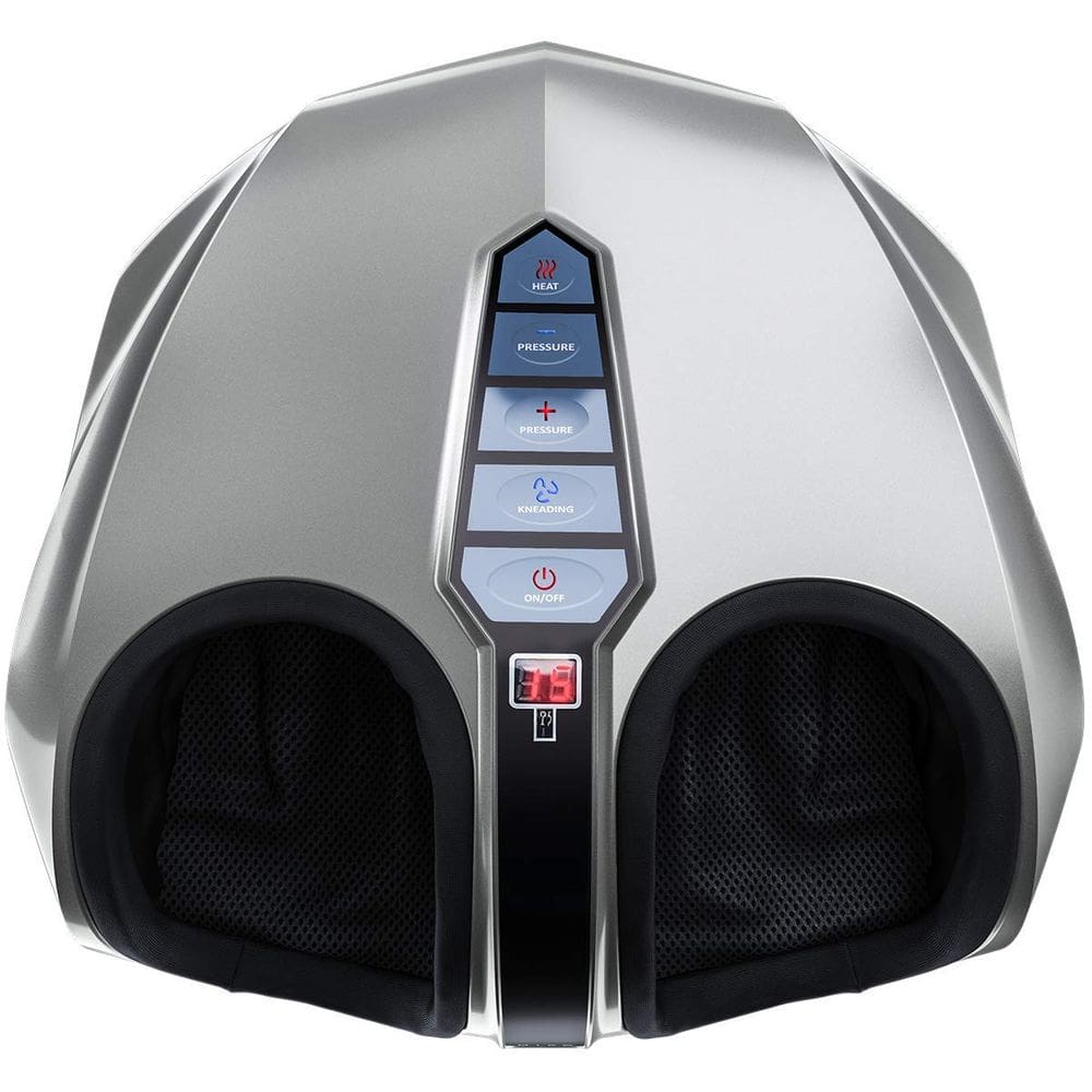 Massageador de pés Miko Shiatsu Home com cor prata térmica