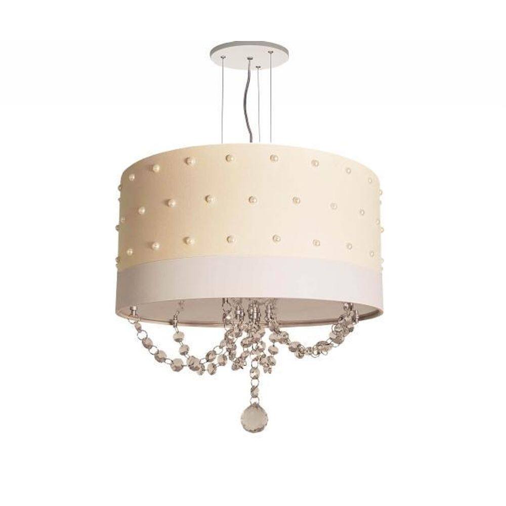 Pendente Pérolas 30X15 - Quarto De Menina Cru