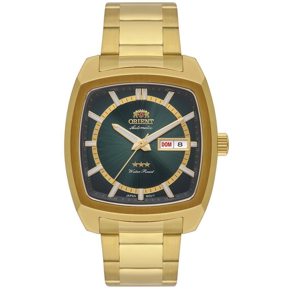 Relógio Orient Masculino Automático Dourado 4,1cm 50m