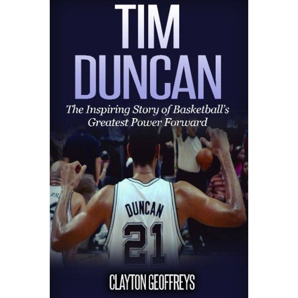 Livro de biografia de basquete Tim Duncan: a história inspiradora