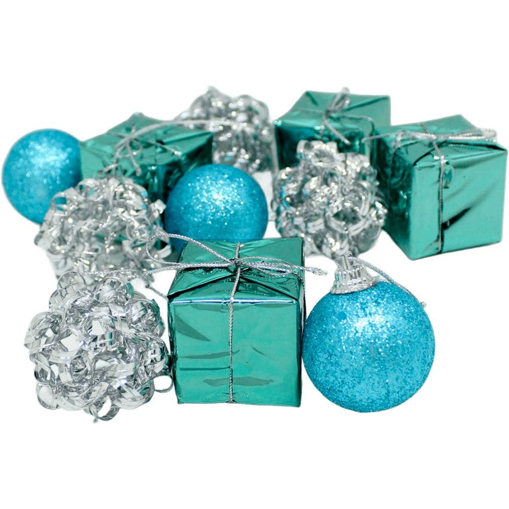 Kit 22 Pendentes Enfeite Presente Bolas Árvore Natal De 4cm