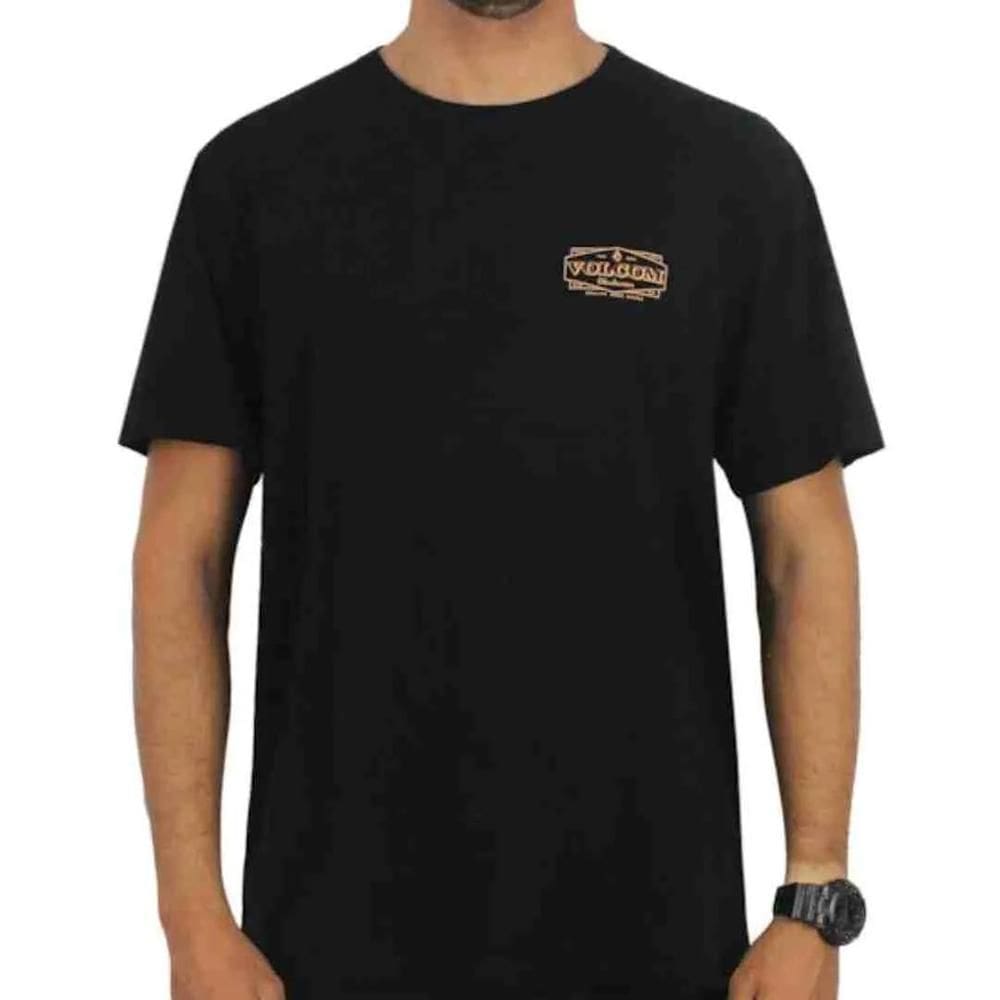 Camiseta Volcom Workwear Union WT25 Masculina Preto