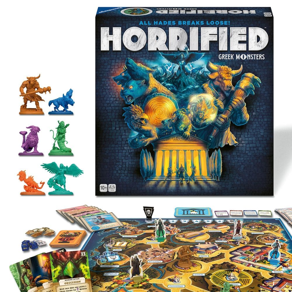Jogo de tabuleiro Ravensburger Horrified: Greek Monsters Age 10+