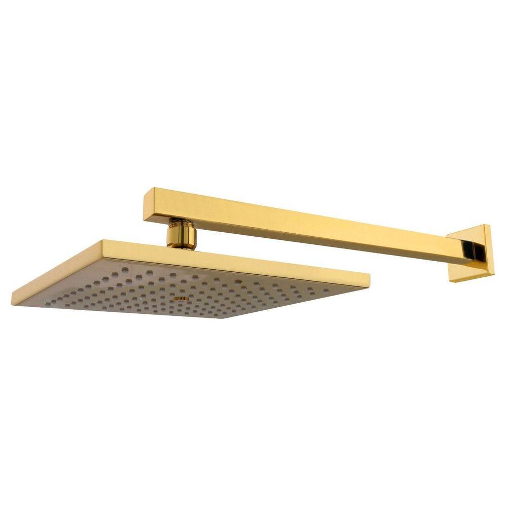 Ducha Quadrada Articulada Square Rainha Dourado