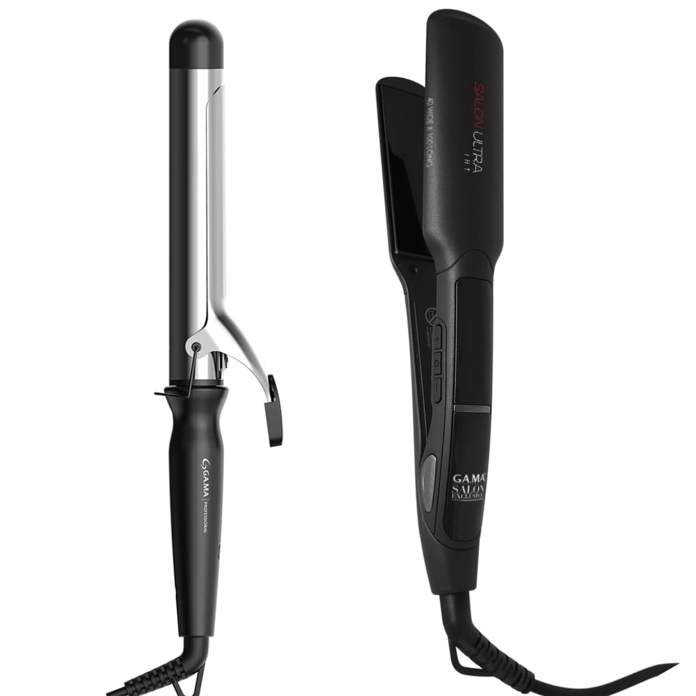 Kit Prancha Salon X-Wide e Modelador Salon Curl 32mm Bivolt