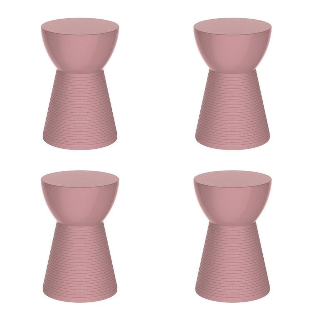 Conjunto 4 Unidades Banqueta Sili Calla Rose