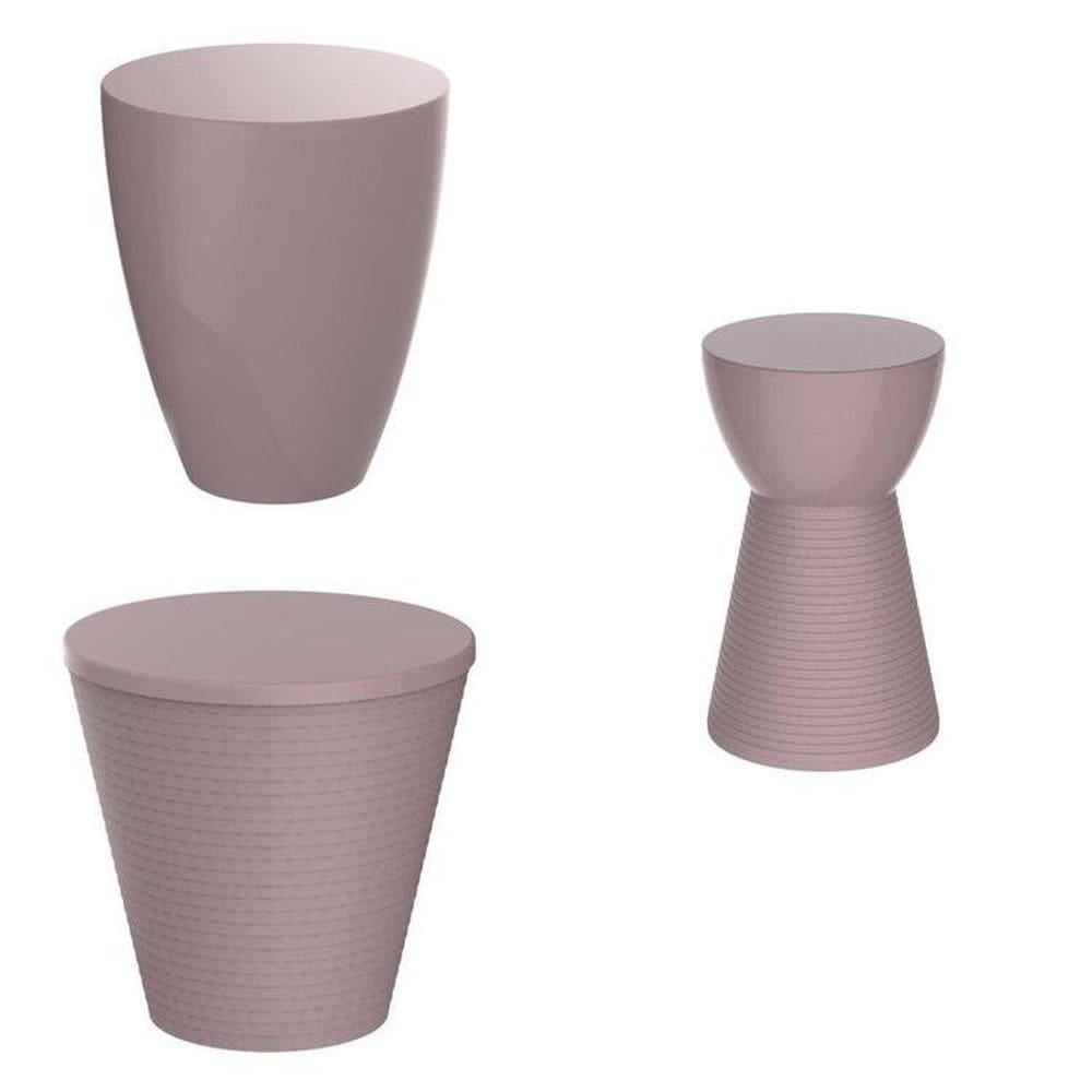 Conjunto 3 Banquetas Calla Rose