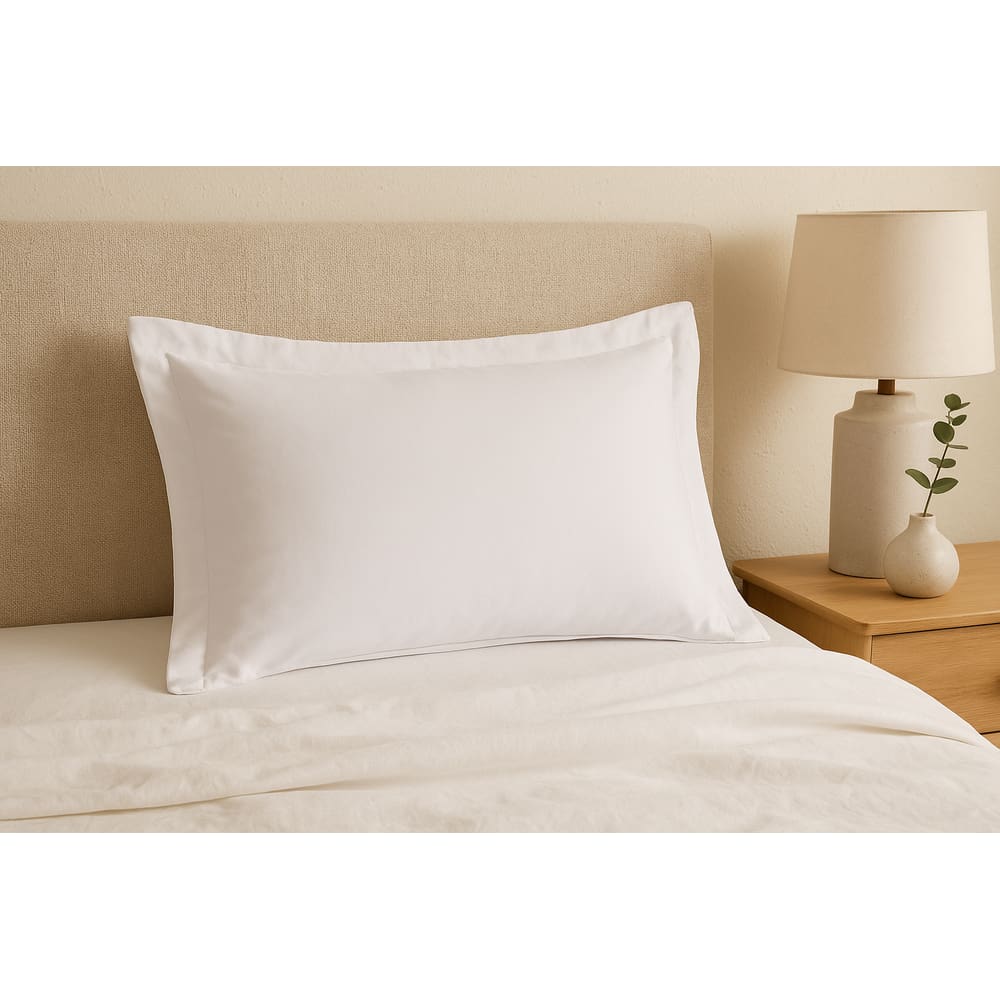 Fronha Avulsa Com Abas Toque de Algodão 55x80cm  - Branca