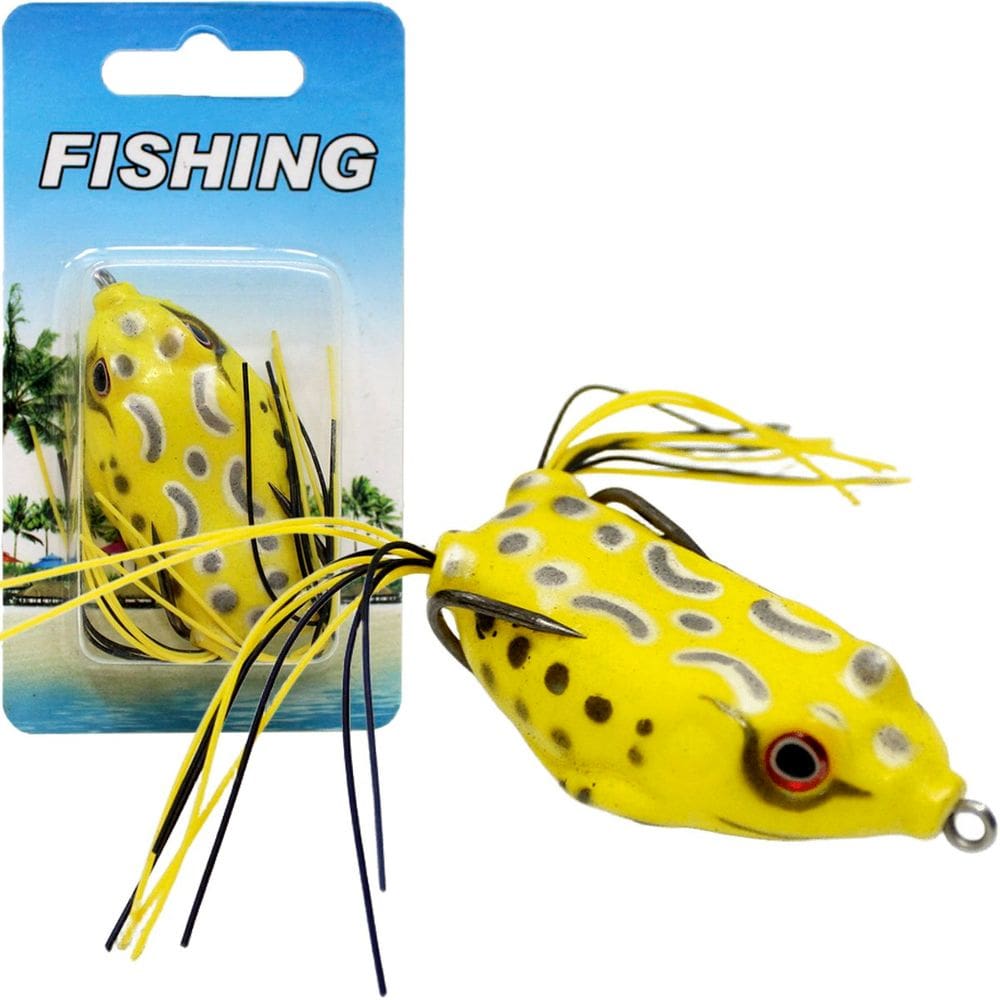 Kit 12 Anzol Isca Sapo Artificial Equipamento Para Pesca 10g