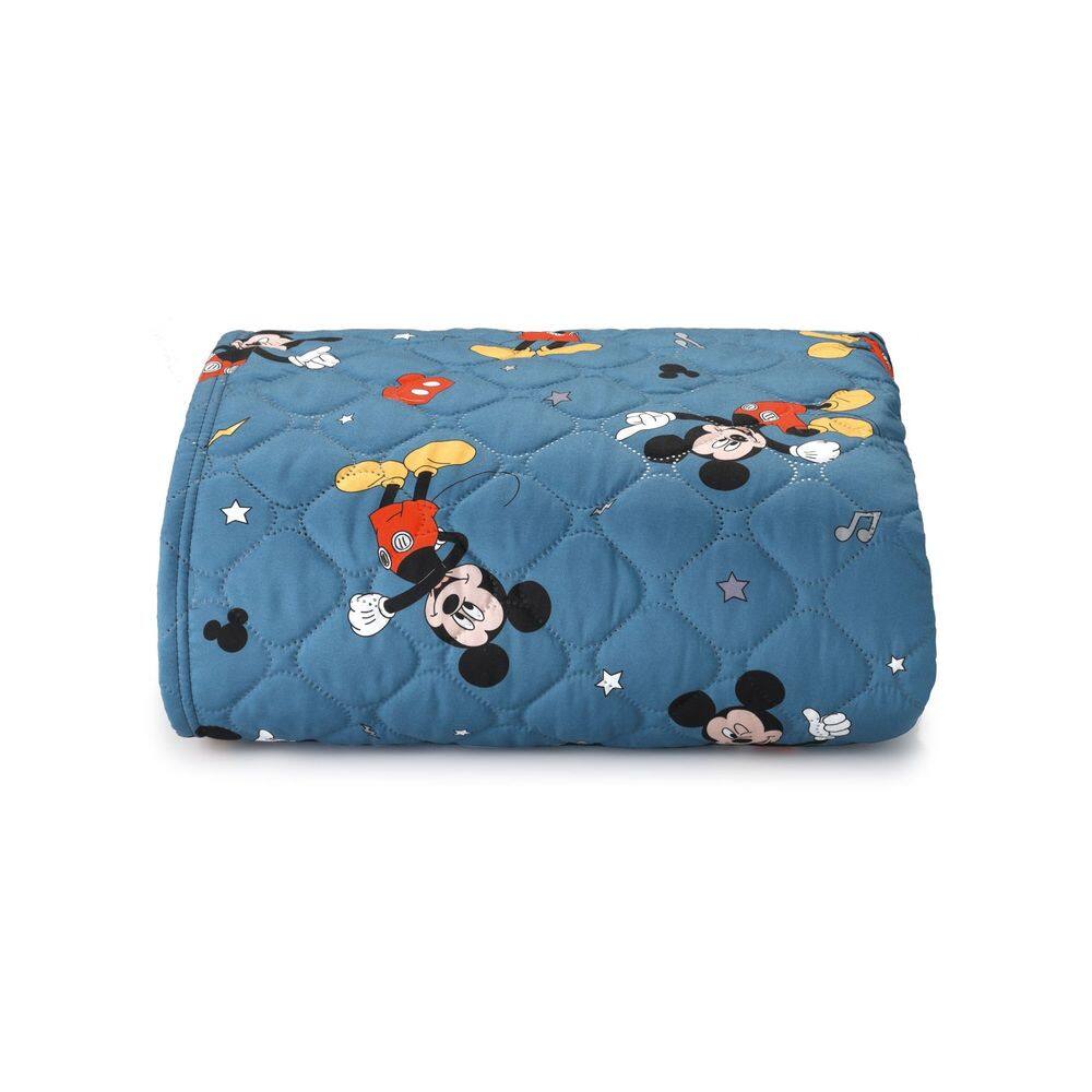 Cobre Leito Infantil Mickey Solteiro 100% Poliéster - Mickey Dance