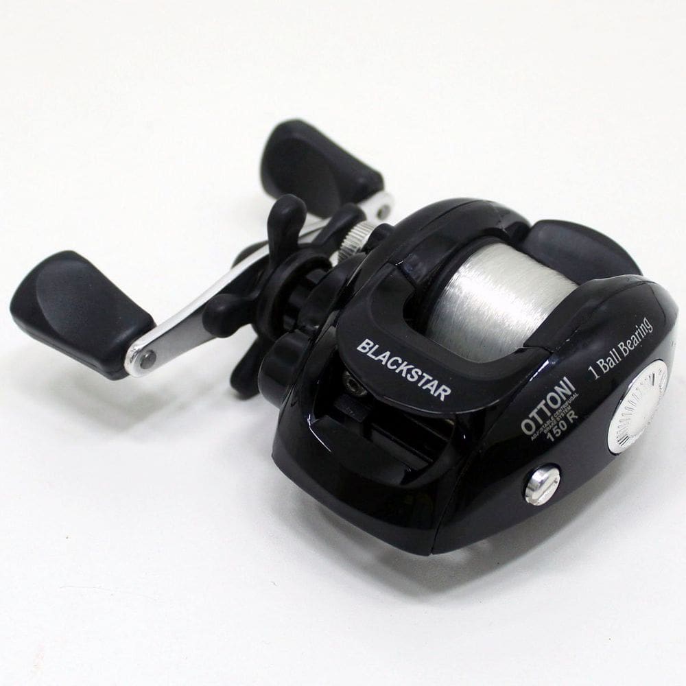Carretilha De Pesca Black Star 150R Lado Direito Rolamento