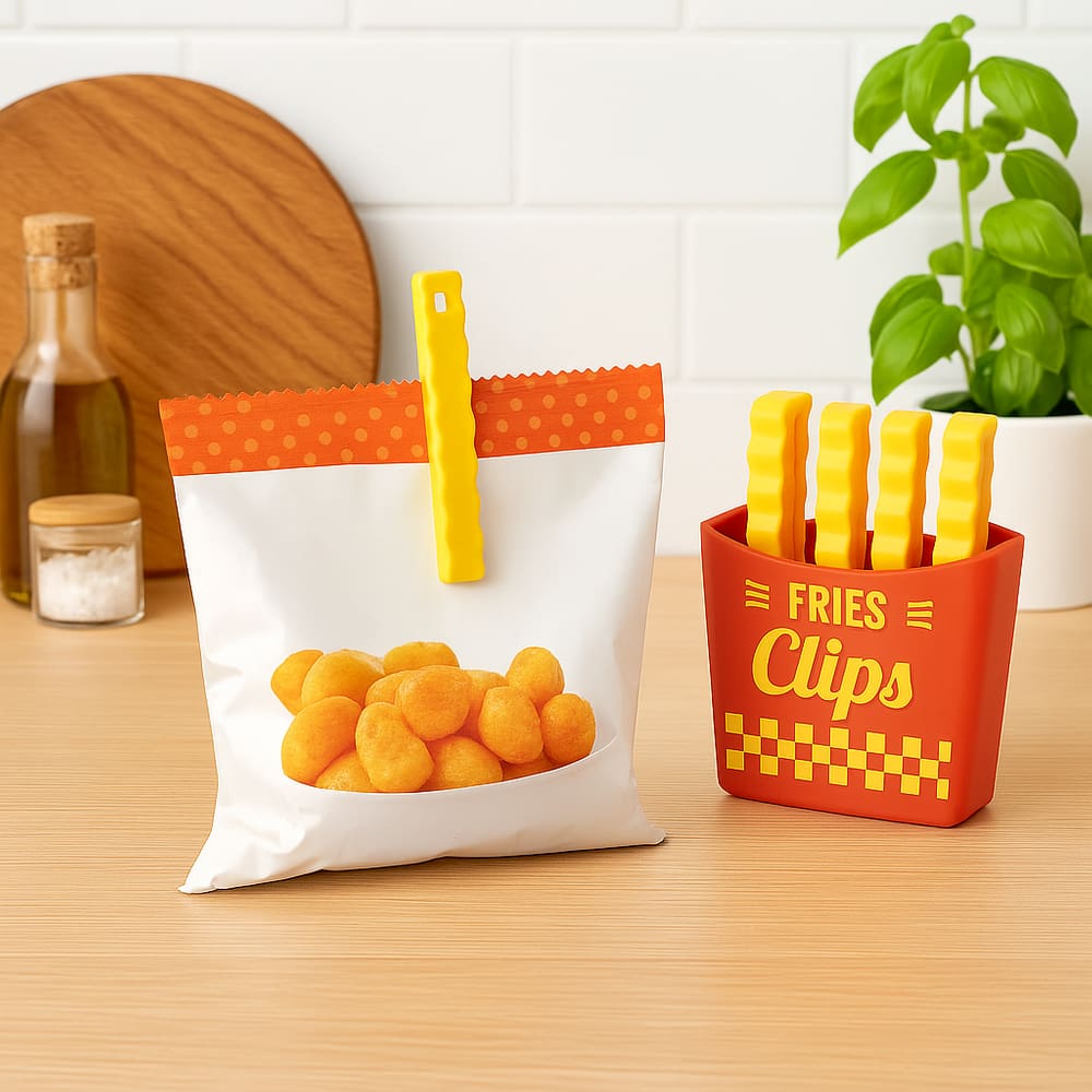 Kit 12 Prendedores De Pacotes De Alimentos - Prendedores
