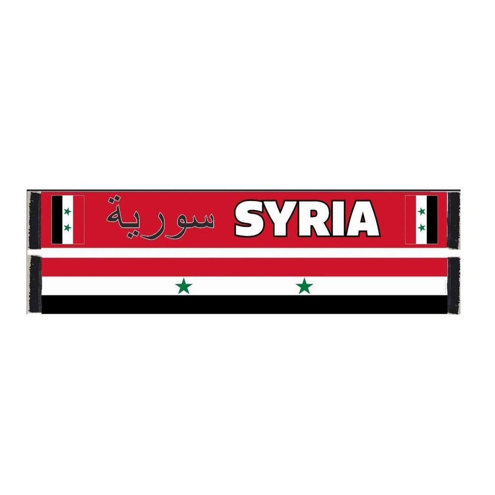 Faixa Cachecol Da Bandeira Da Síria