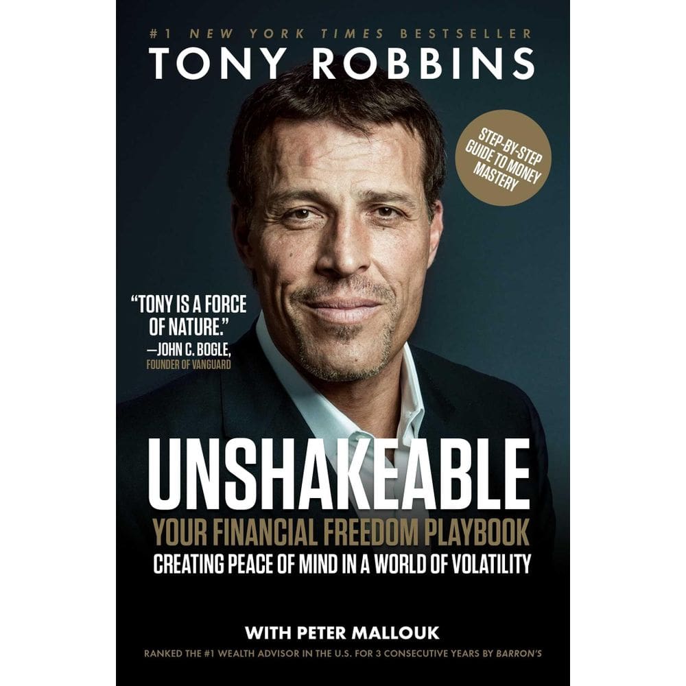 Livro Inabalável: Seu Manual de Liberdade Financeira, de Tony Robbins