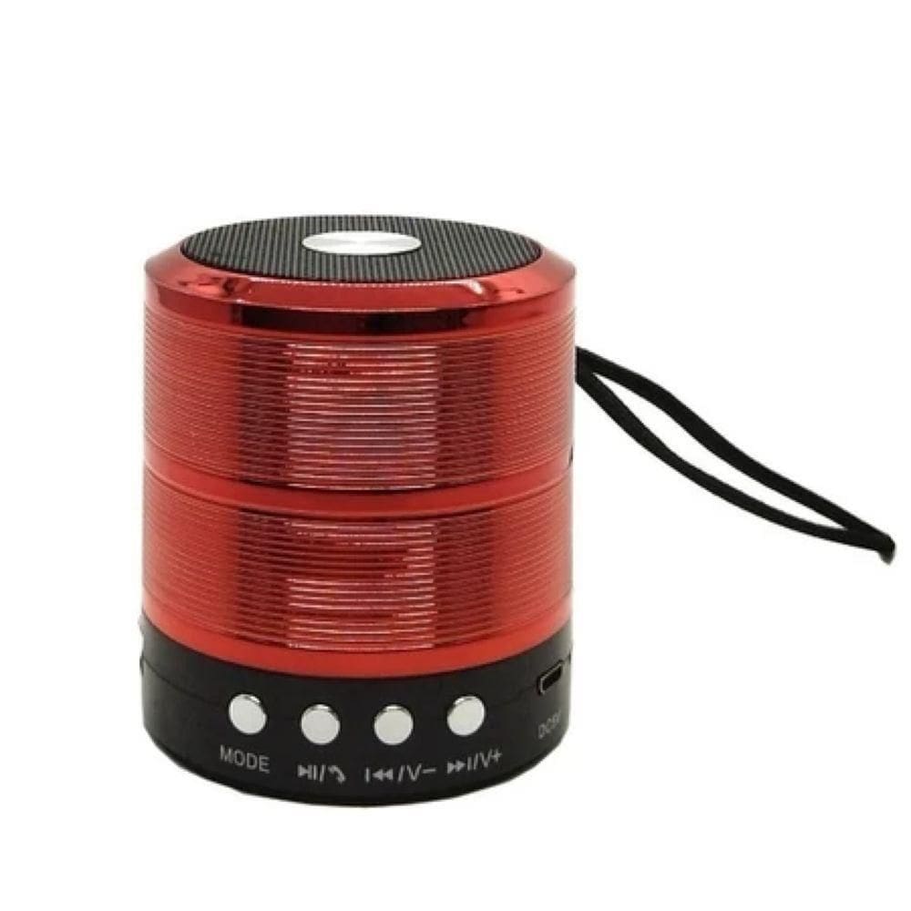 Caixa de Som Bluetooth WS 887 Vermelha - Altomex