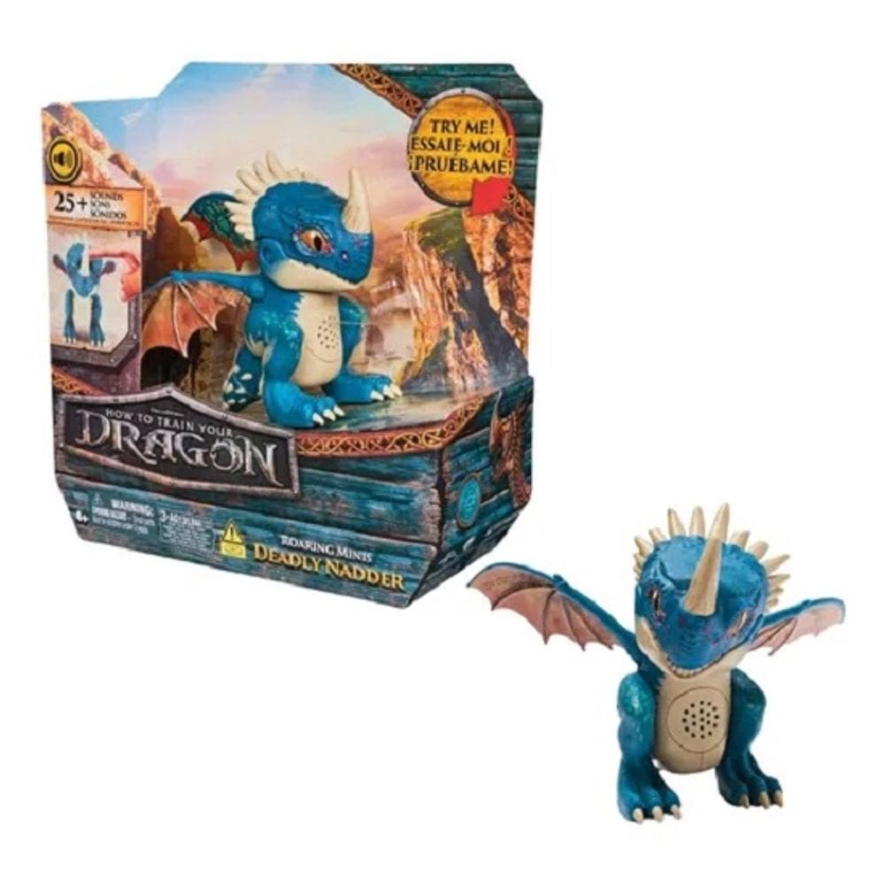 Como Treinar O Seu Dragao O Filme - Boneco Interativo Deadly Nadder 25 Sons - Sunny