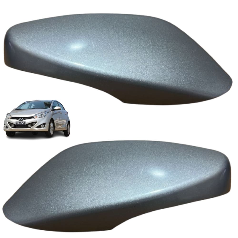 Par Capa Retrovisor Hb20 2012 A 2019 Com Furo Brisk