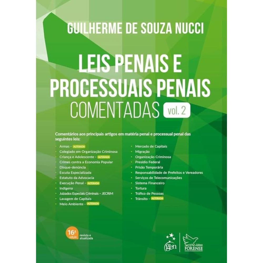 Leis Penais e Processuais Penais Comentadas - Vol. 2 - 16Ed/25