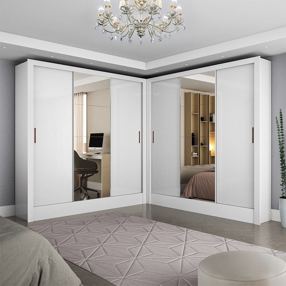 Closet Casal Duplo Dubai 6 Portas Plus 6 Gavetas