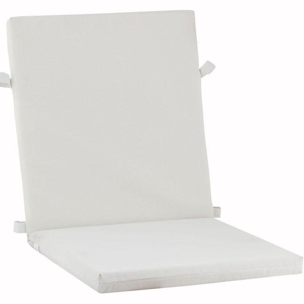 Almofada P/Cadeira 40X40Cm Branco