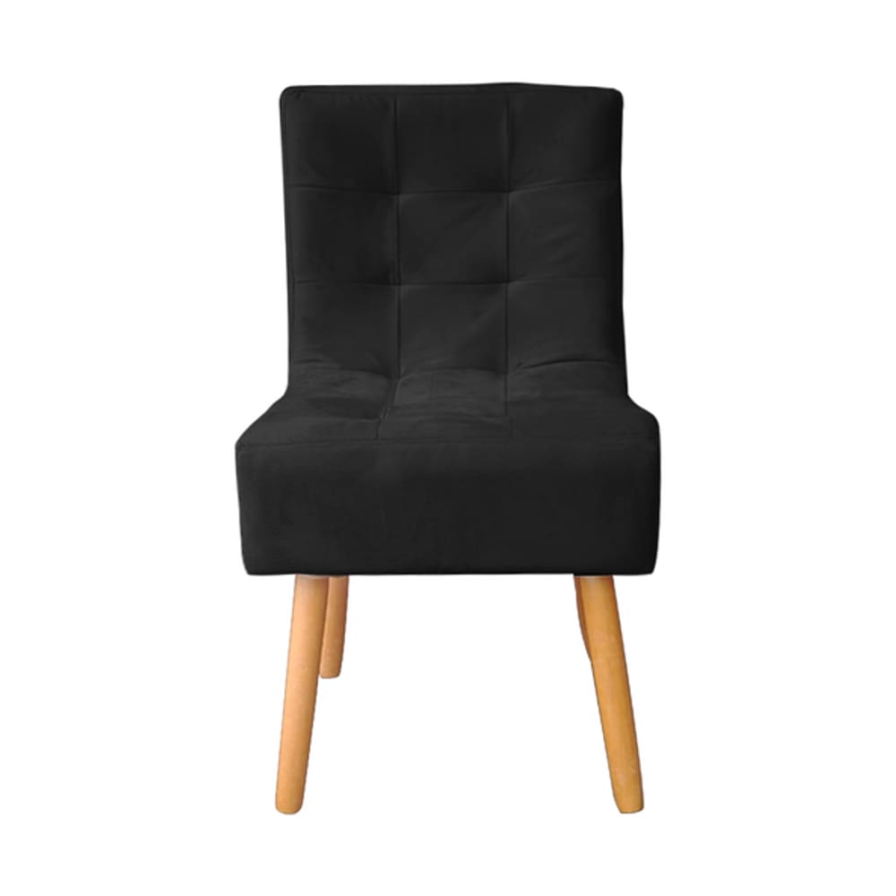 Cadeira Poltrona Sala de Jantar Penteadeira Reforçada Decorativa Liz Suede