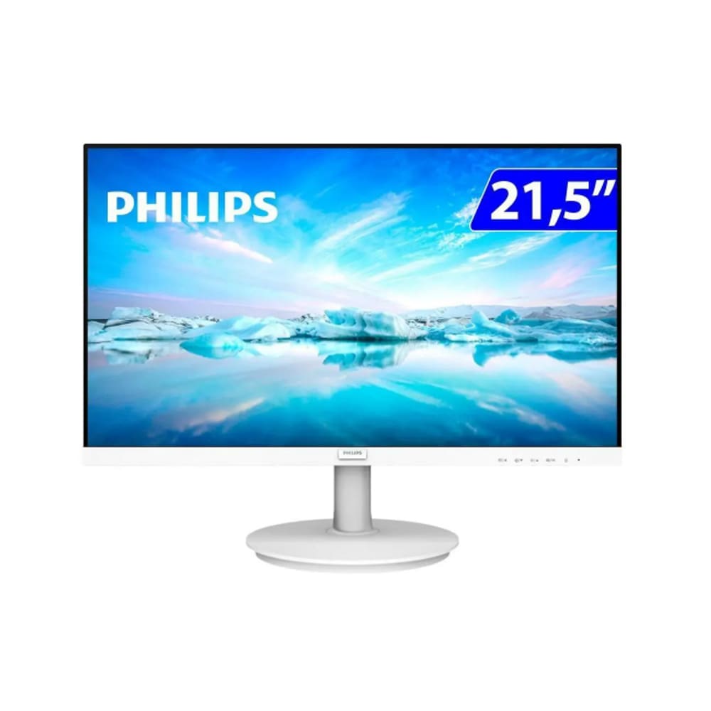 Monitor Philips 21,5` Lcd/Va Full Hd 75Hz 4Ms Hdmi Vga Vesa - 221V8lw