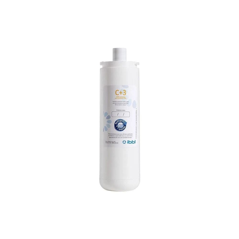 Refil Do Filtro Purificador De Água Ibbl C+3 Girou Trocou