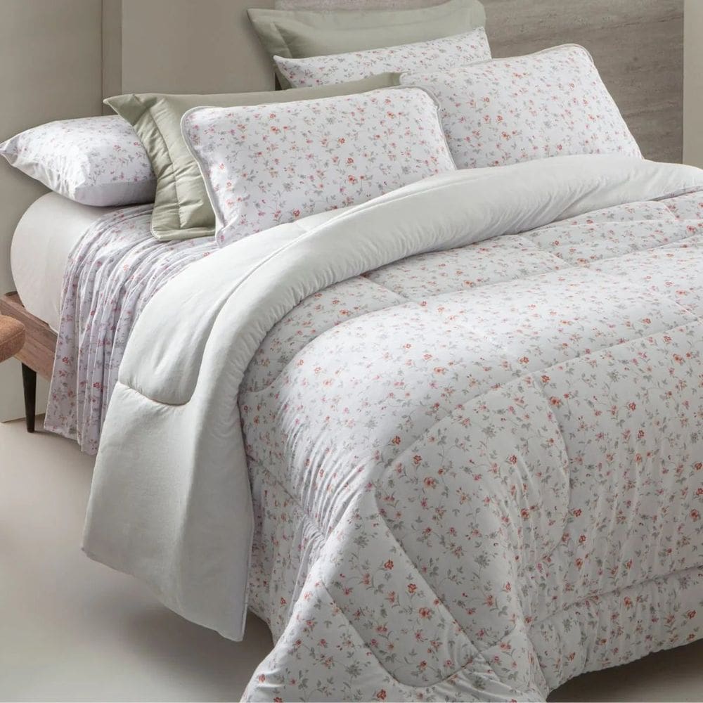 Edredom Malha Sofee Fio Penteado 100% Algodão Queen - Kacyumara - Luny