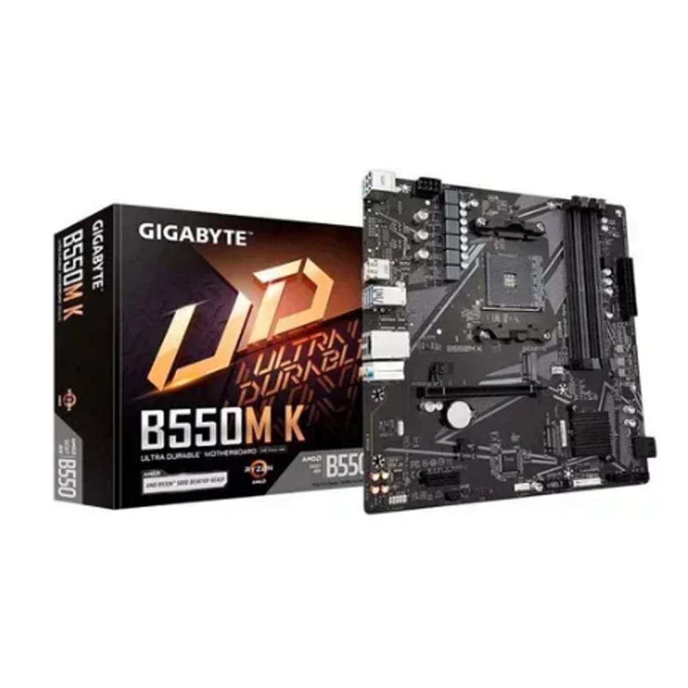 Placa Mãe Gigabyte B550m K, Am4 4xDDR4(máx128GB)