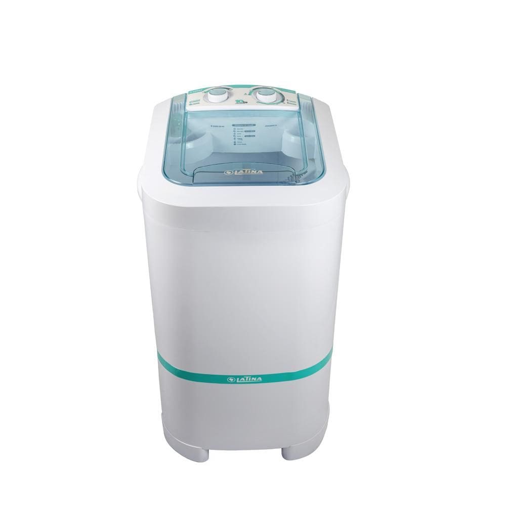 Tanquinho de Lavar Roupa 10kg Latina LA553 Semiautomática com 7 Programas de Lavagem Branco 127V