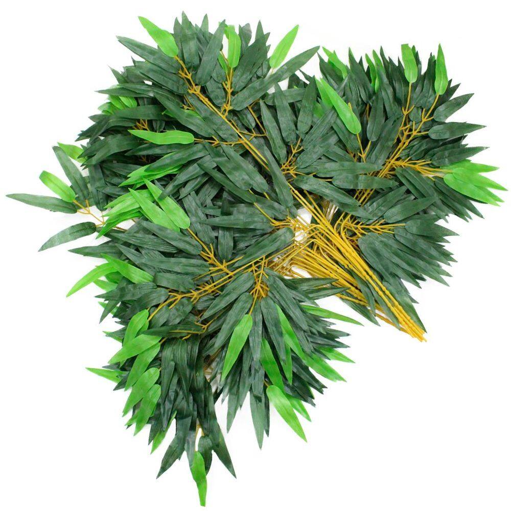 48 Galhos Decoração Arranjo De Bambu Artificial Planta 57cm