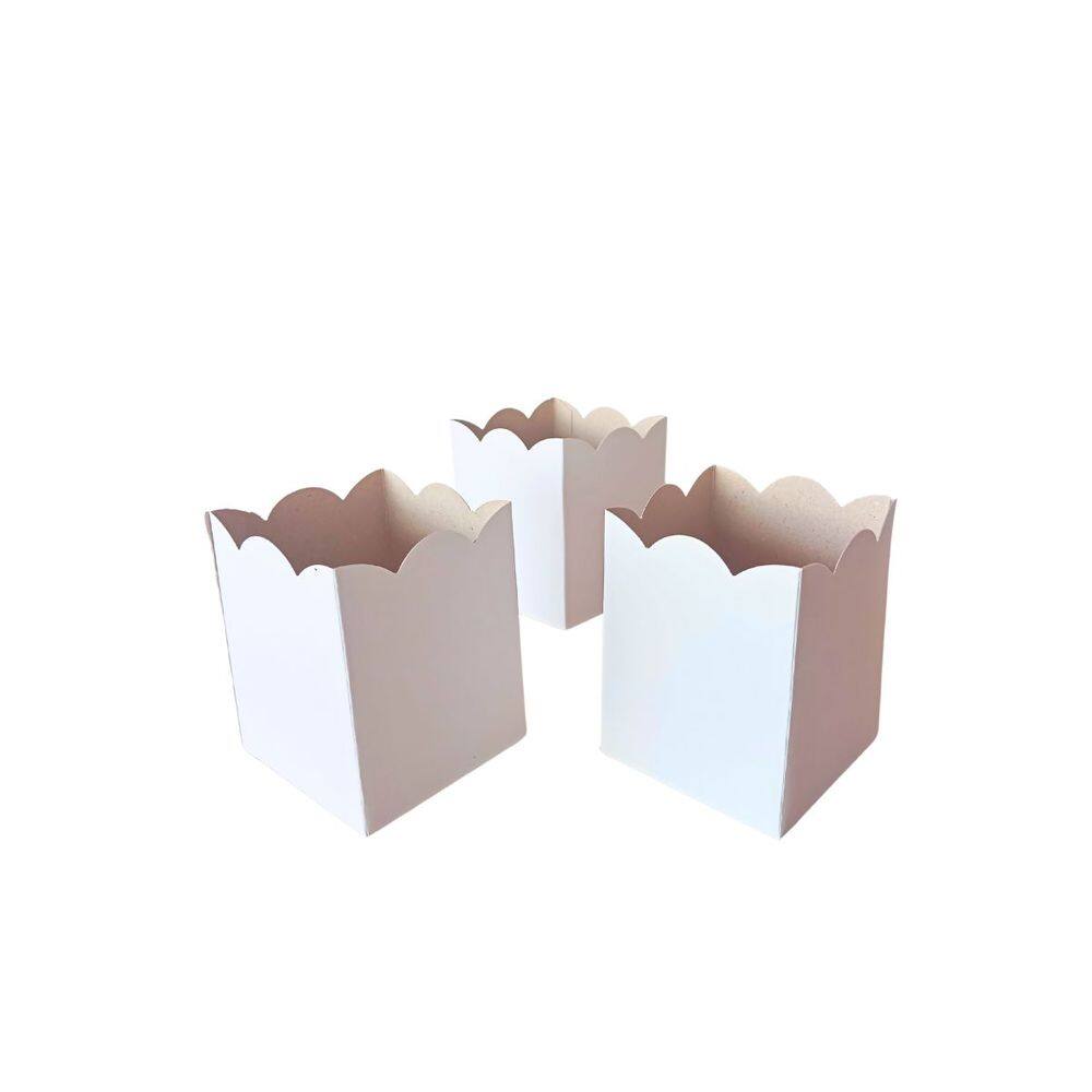 Kit Cachepot 8 Unidades Caixinha Cachepô Decorativas para Festas e Comemorações