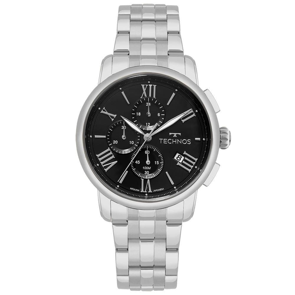 Relógio Technos Masculino Grandtech Prata - Js15enw/1p