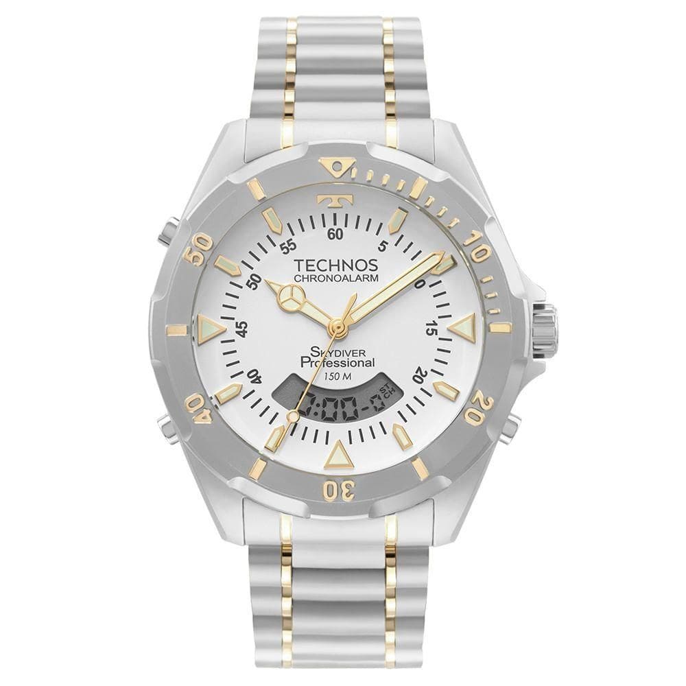 Relógio Technos Masculino Skydiver Bicolor - Wt2050axn/1b