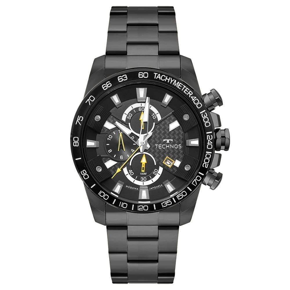 Relógio Technos Masculino Carbon Preto - Os1abz/1p | Extra
