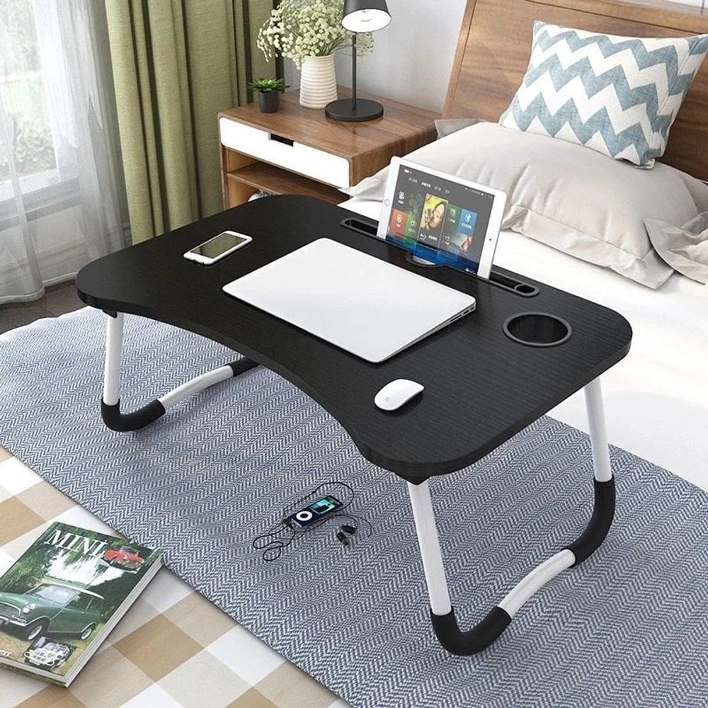 Mesa Suporte Para Notebook Laptop Dobrável Para Colo - Jolitex MEK - Preta