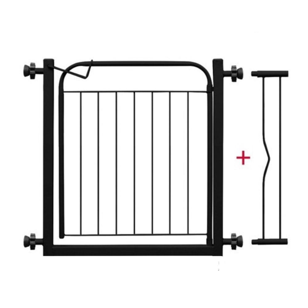 Portão Portãozinho Grade Pet 69Cm Preto + prolongador 10cm b