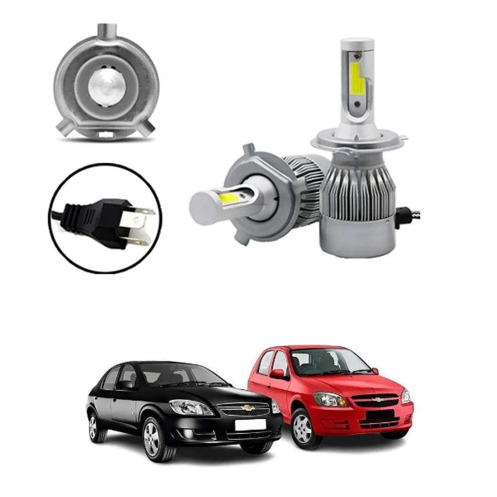 Lâmpada de Led Farol Alto e Baixo Corsa Classic 1994 a 2015