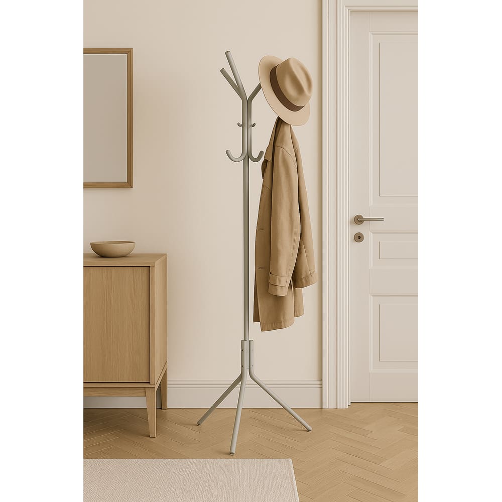 Mancebo Em Aço Carbono 8 ganchos 172cm - Jolitex Mek - Branco Pearl