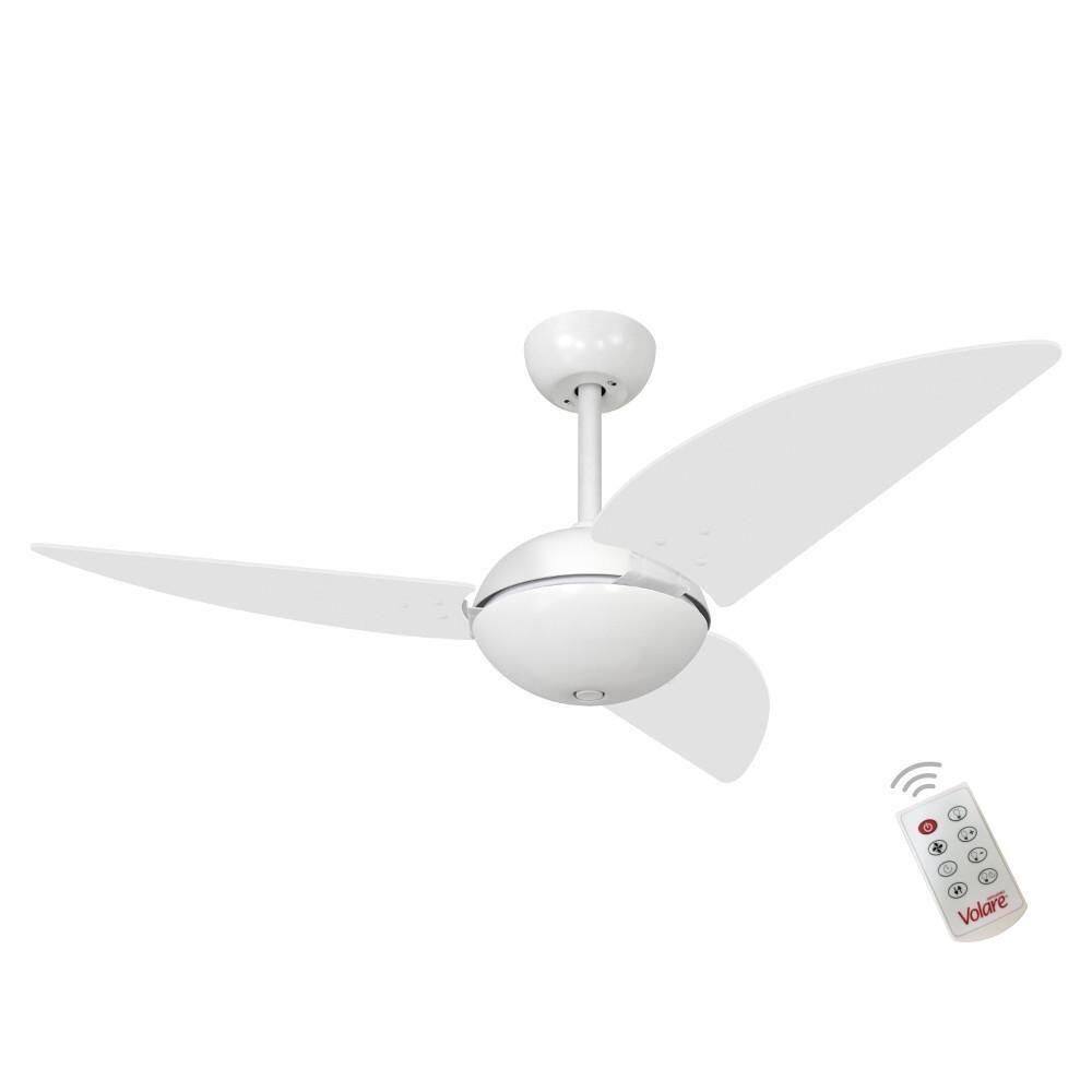 Ventilador Volare Off Class Branco 220v E Controle Remoto