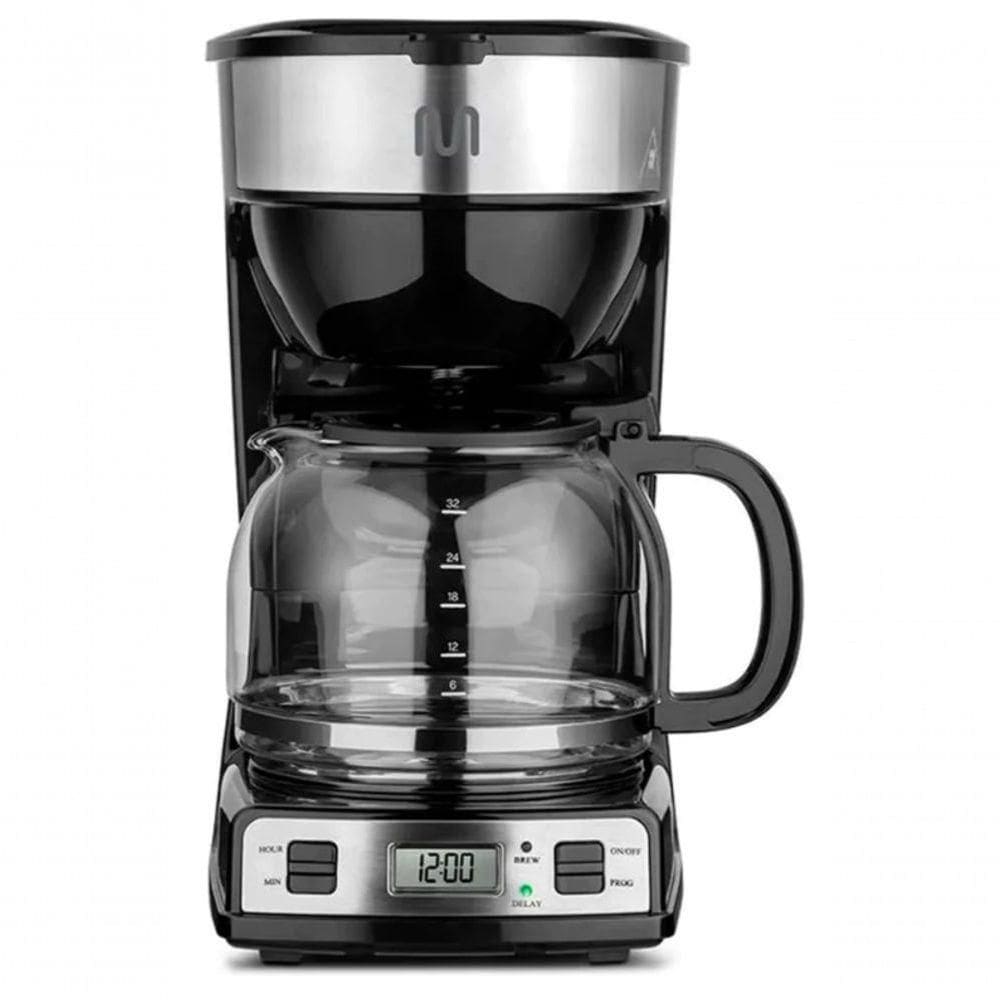 Cafeteira Digital Programavel Com Timer 900w Multi Faz 32 Xícaras Preta 220V