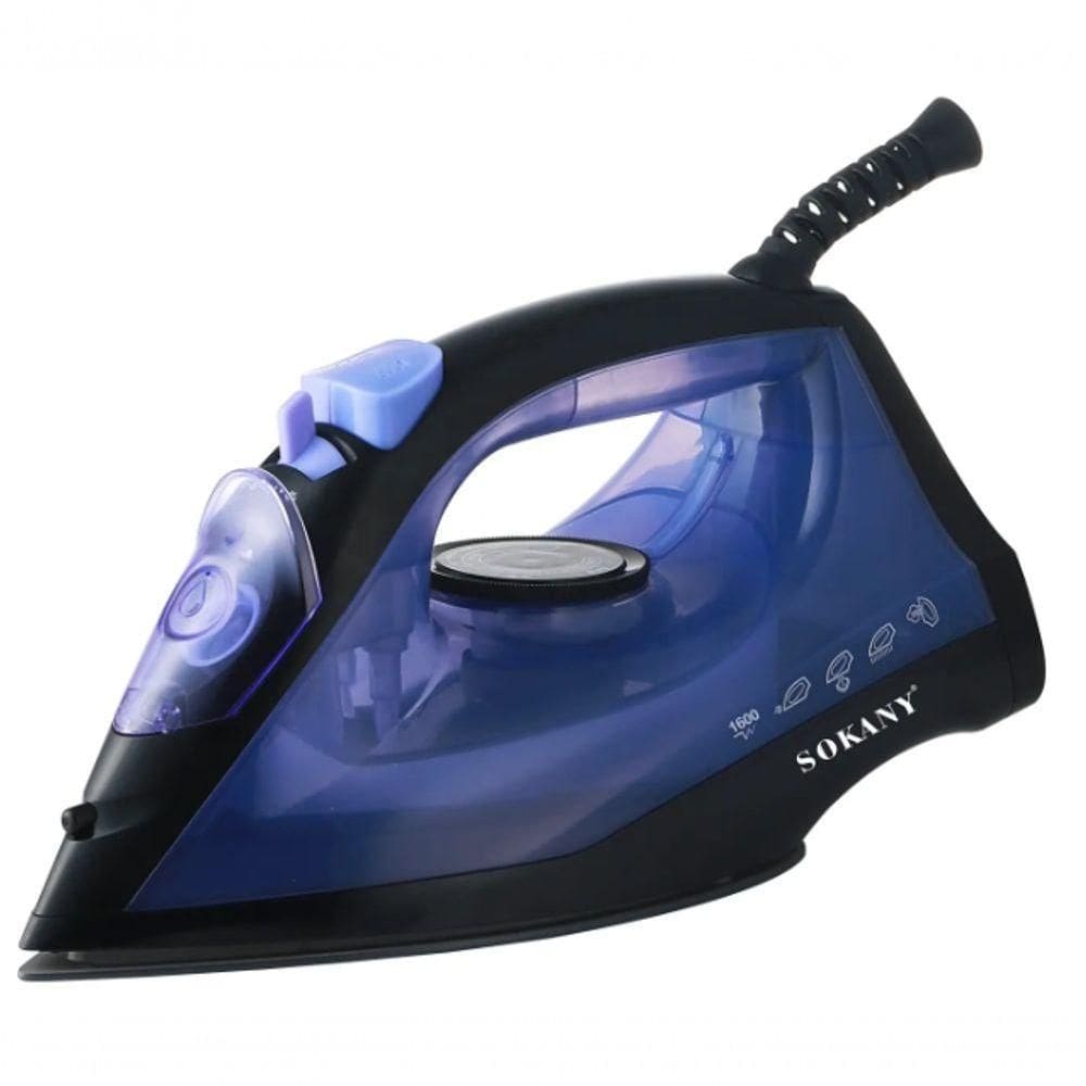 Ferro De Passar A Vapor Sokani 1600w 220V Blue Luxx