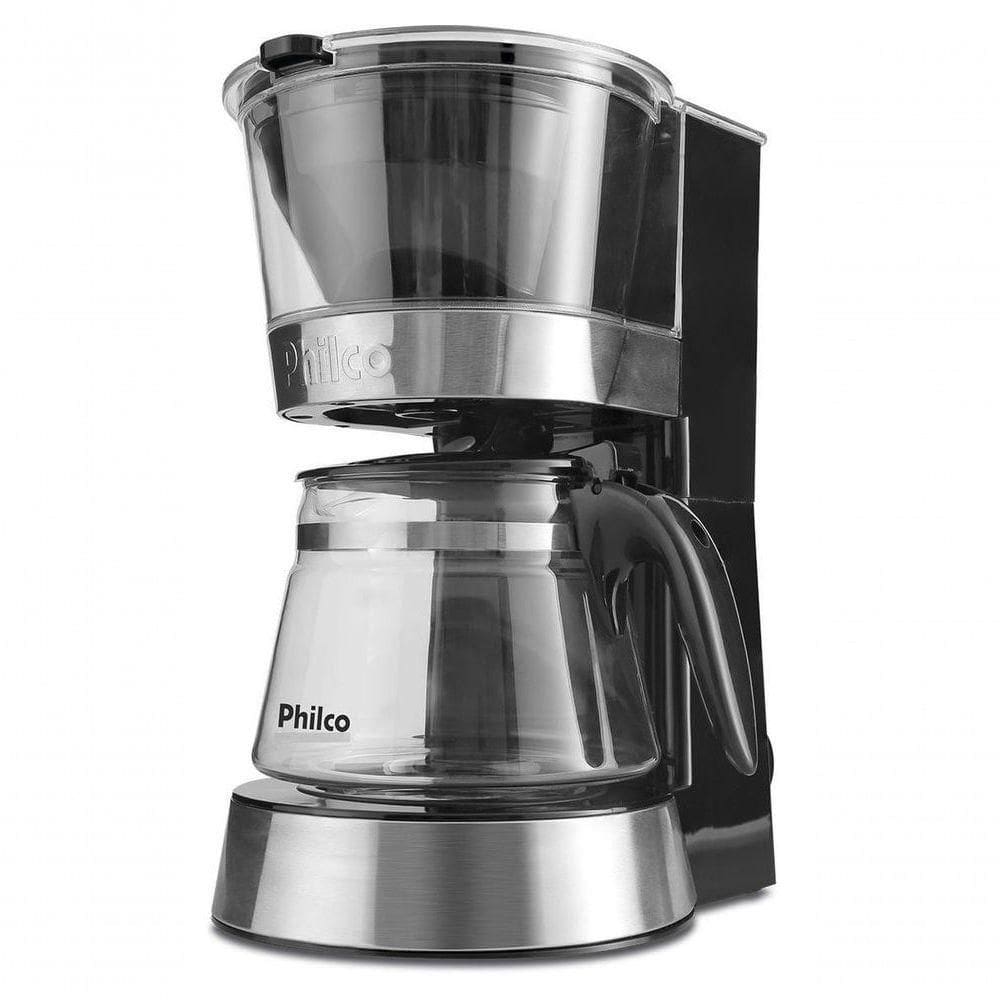 Cafeteira Philco Lux Line 550w Black Inox Faz 20 Xicaras 110V