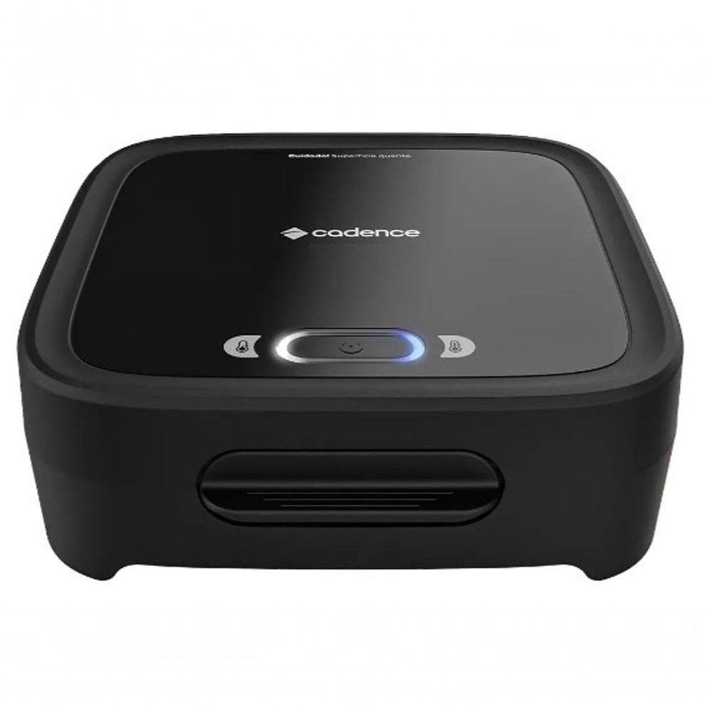 Sanduicheira Eletrica 750w Cadence Antiaderente Preta 220V