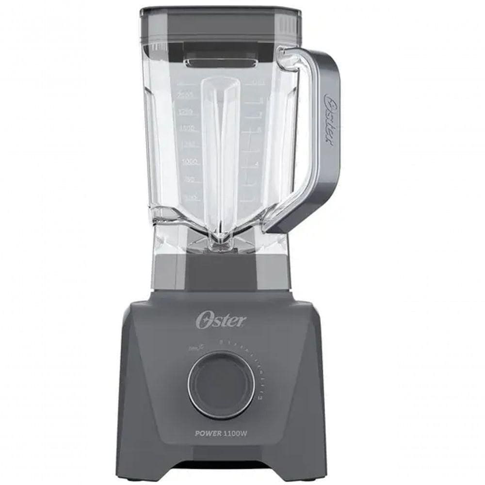 Liquidificador Oster Ultra Black Turbo 15 Velocidades 1400w Cinza 110V