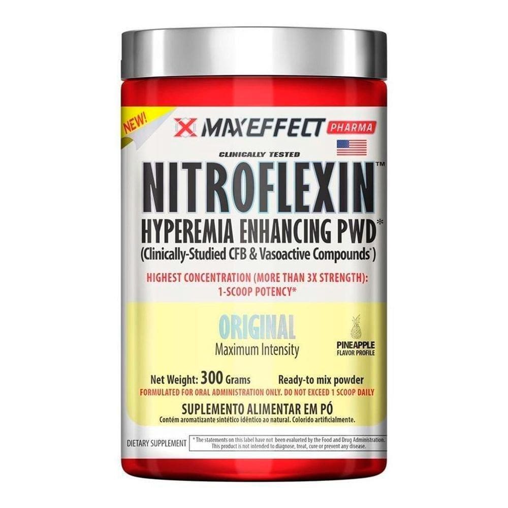 Pré-Treino Nitroflexin 300g Abacaxi MaxEffect Pharma
