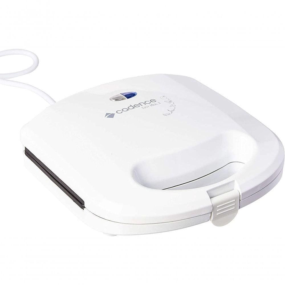 Sanduicheira Grill 750w Cadence 110V White Ellegance