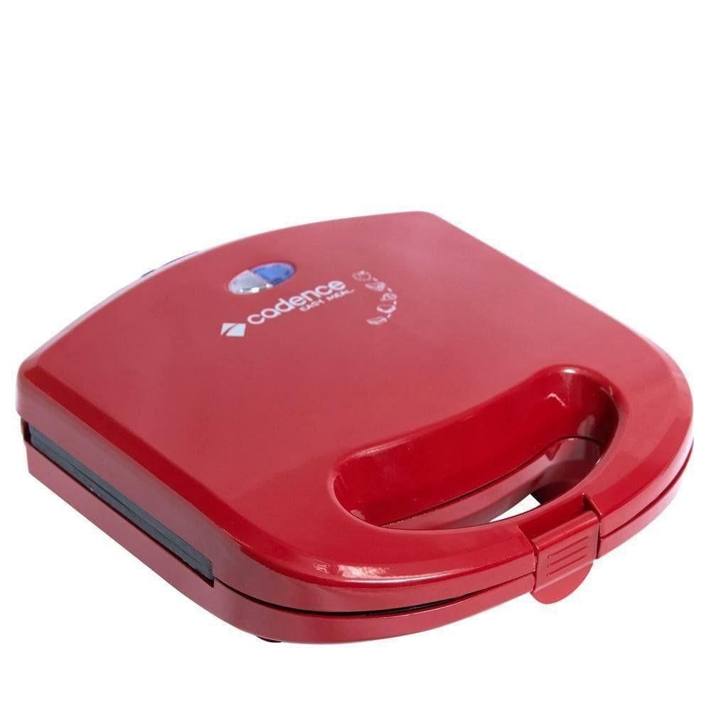 Sanduicheira Grill 750w Cadence Red Ellegance 110V