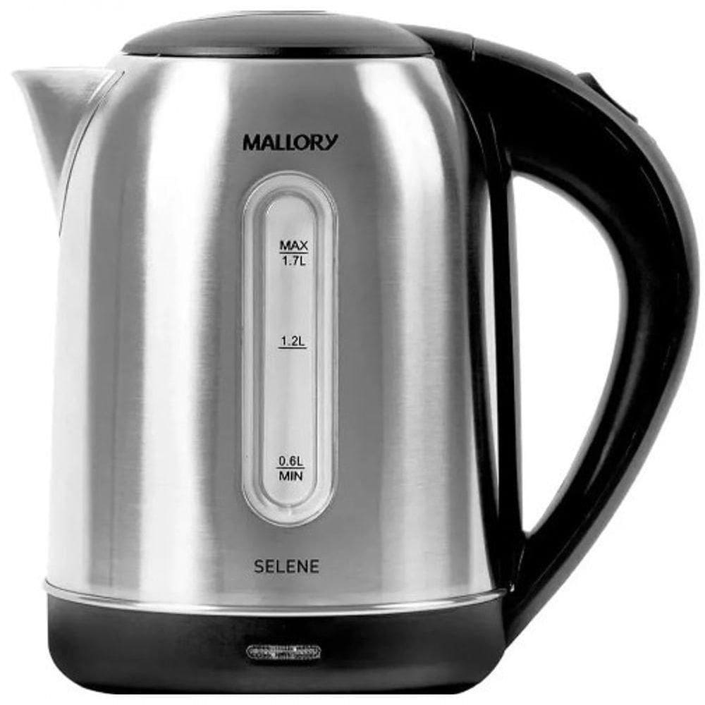 Chaleira Eletrica Mallory 1850w Desligamento Automatico Inox 220V