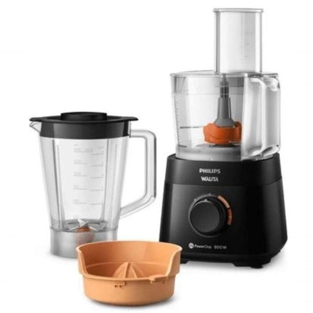 Multiprocessador Walita 600w Liquidificador Luxx Black 220V